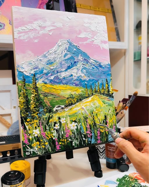 Workshop vẽ tranh acrylic tại Hà Nội