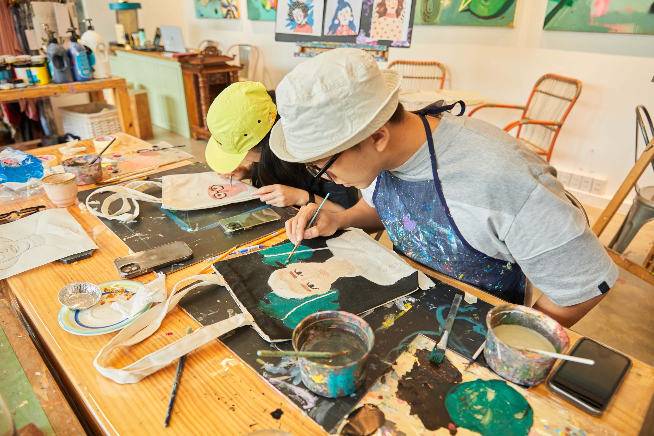 Workshop vẽ tranh Hà Nội dành cho người mới