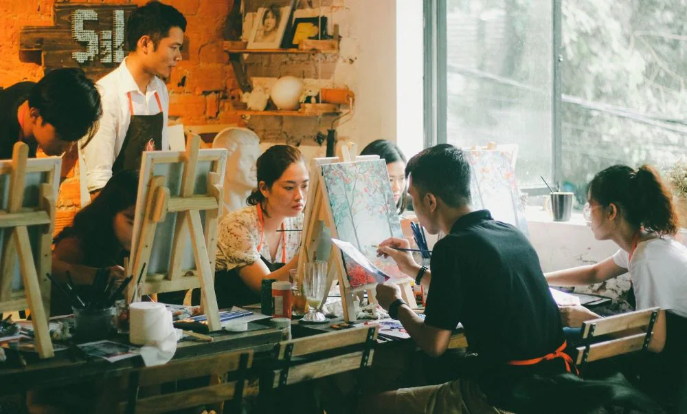 Workshop vẽ tranh Hà Nội