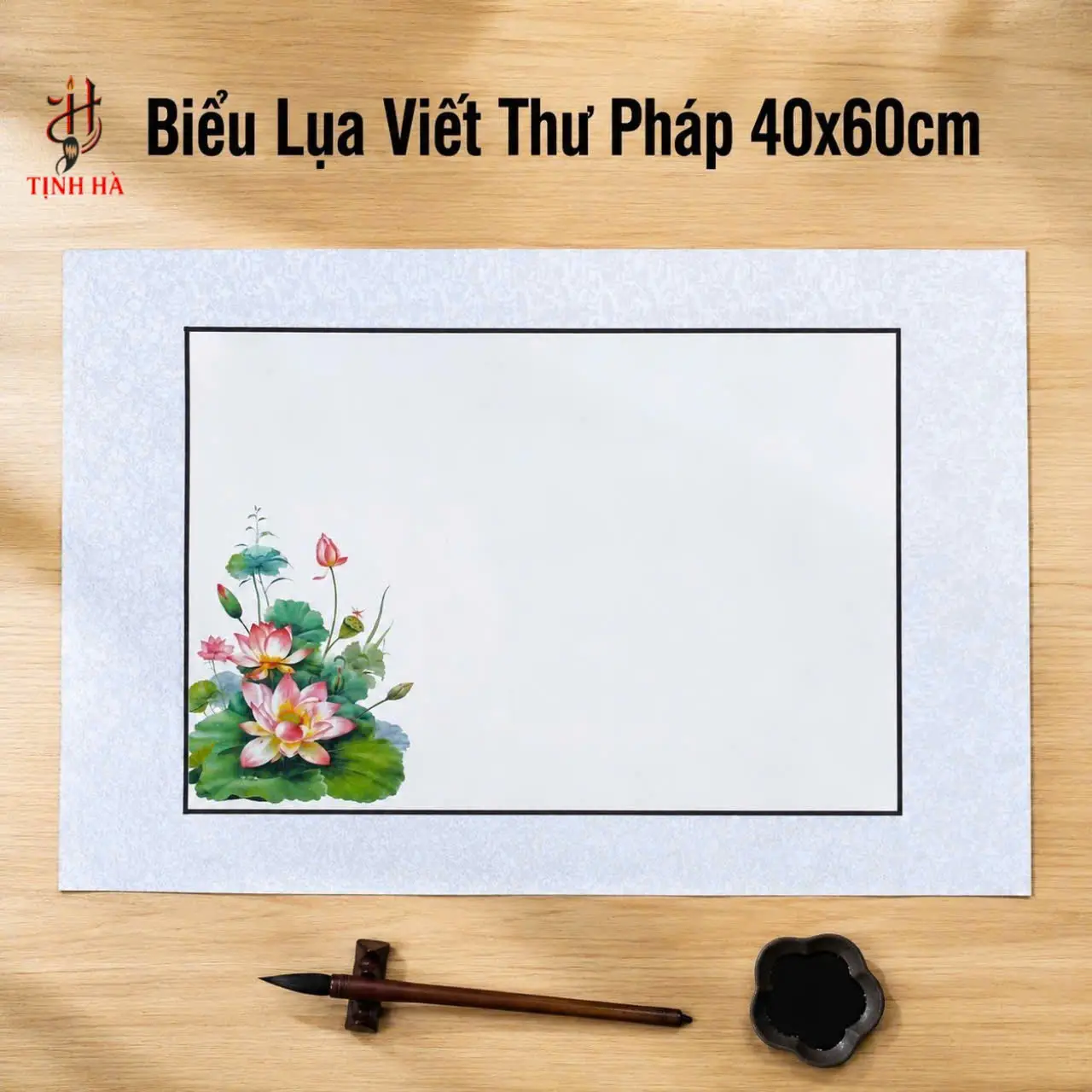 Lòng giấy xuyến 30x44cm của biểu lụa viết thư pháp