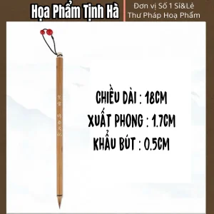 bút lông thư pháp tiểu cán tre cao cấp