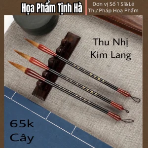 bút viết thư pháp thu nhị kim lang