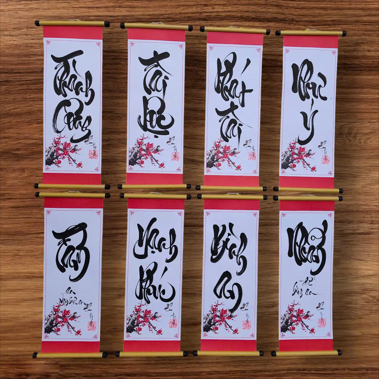 các chữ thư pháp phúc lộc an thành công