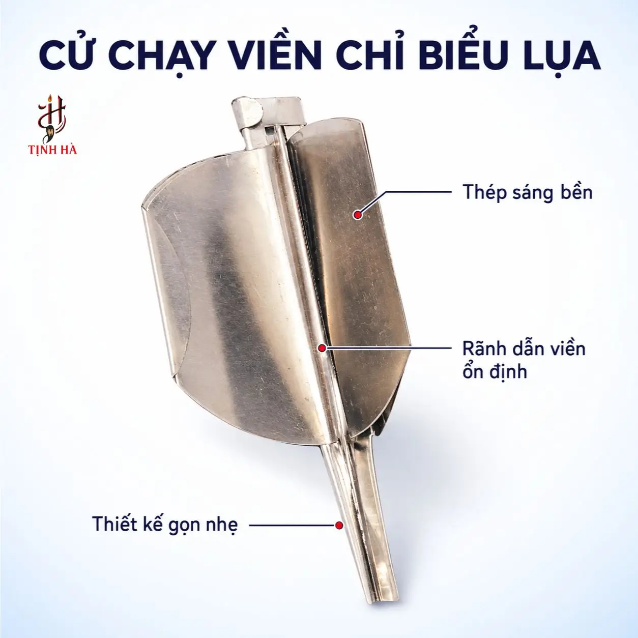 Cấu tạo cử chạy viền chỉ biểu lụa với rãnh dẫn viền