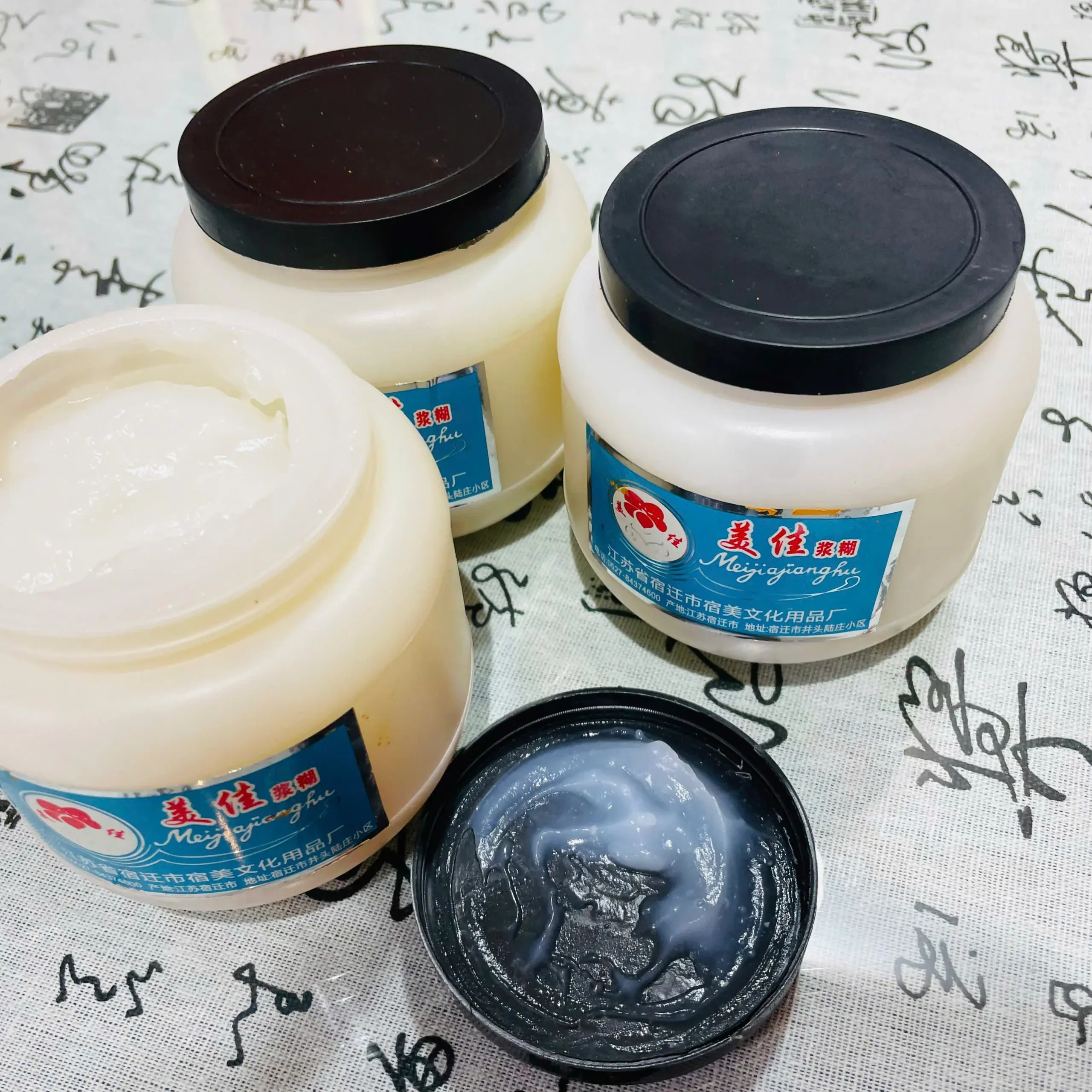 Chất keo bồi tranh Meijia dạng hồ sệt