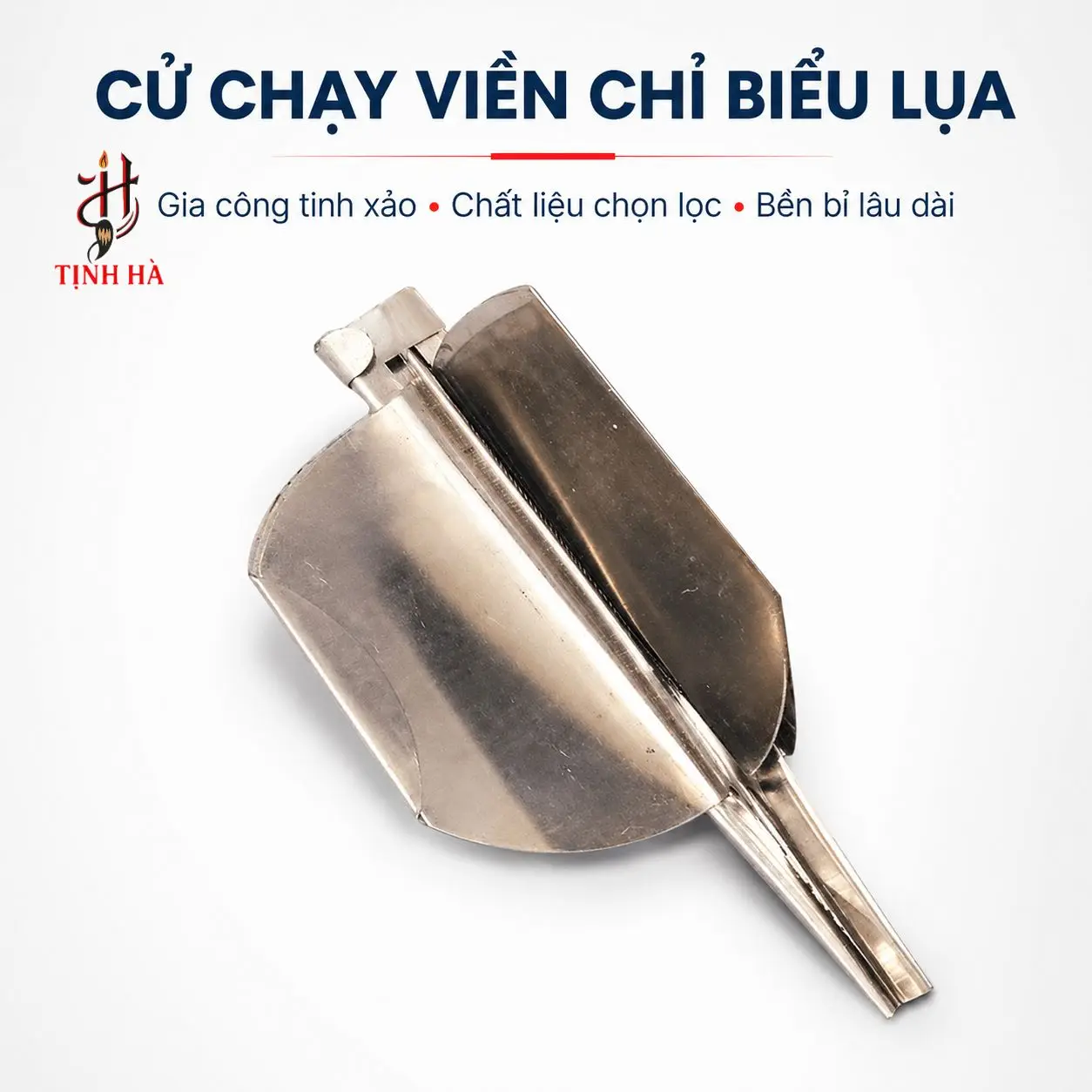 Cử chạy viền chỉ biểu lụa bằng kim loại thiết kế nhỏ gọn