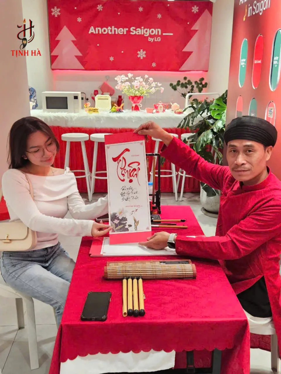 dịch vụ viết thư pháp tại sự kiện doanh nghiệp