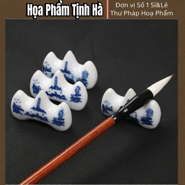 gác bút lông viết thư pháp