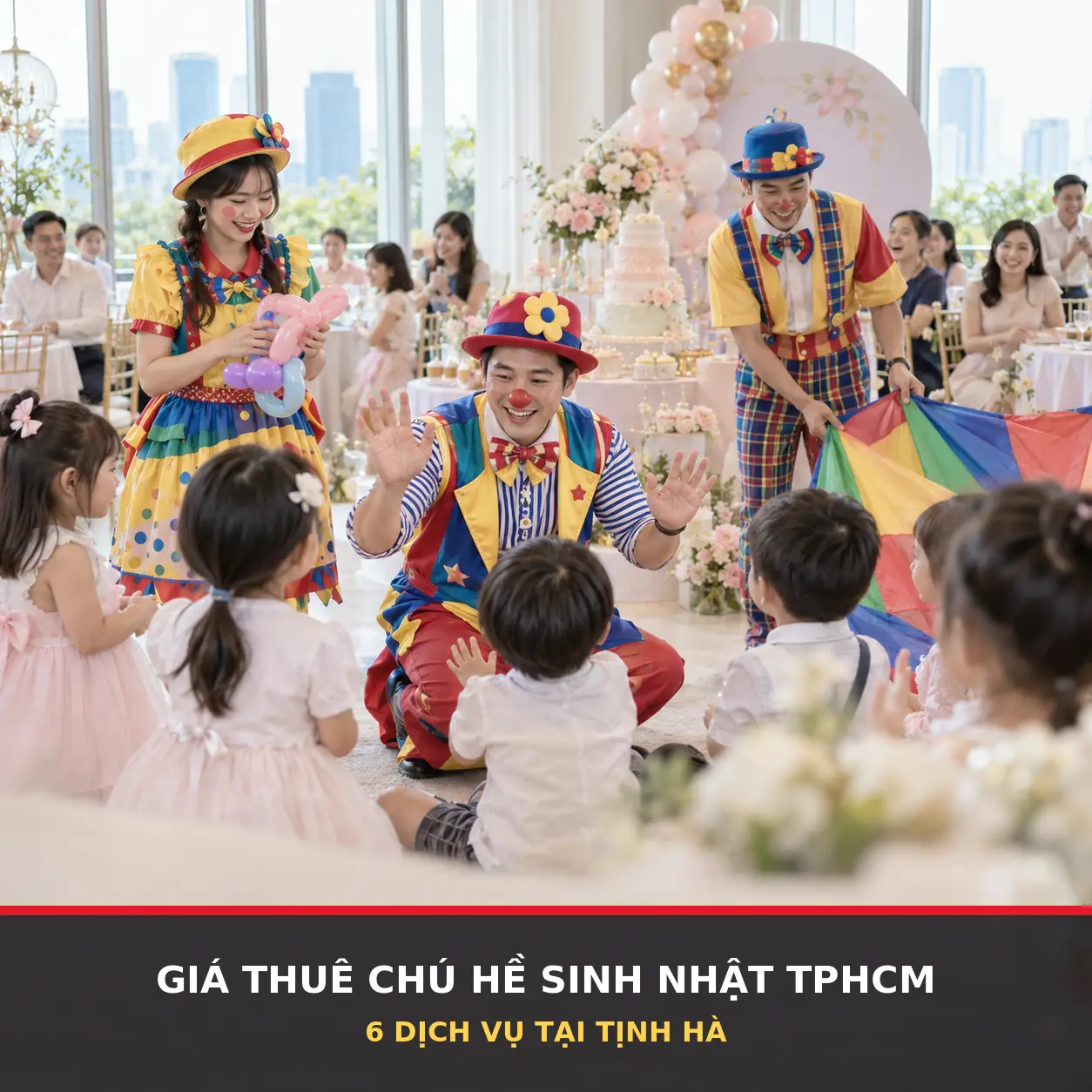 Giá thuê chú hề sinh nhật TPHCM tại Tịnh Hà