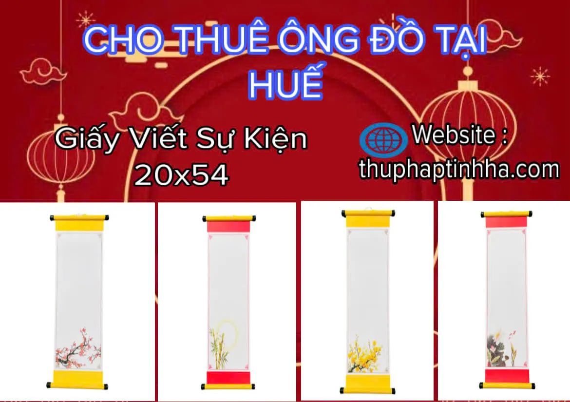 Giấy viết thư pháp 20x54cm