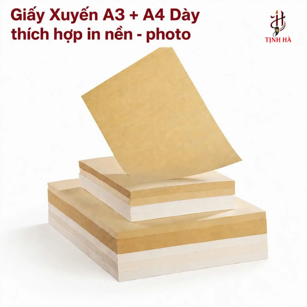 Giấy xuyến A3 A4 dày của Thư Pháp Tịnh Hà