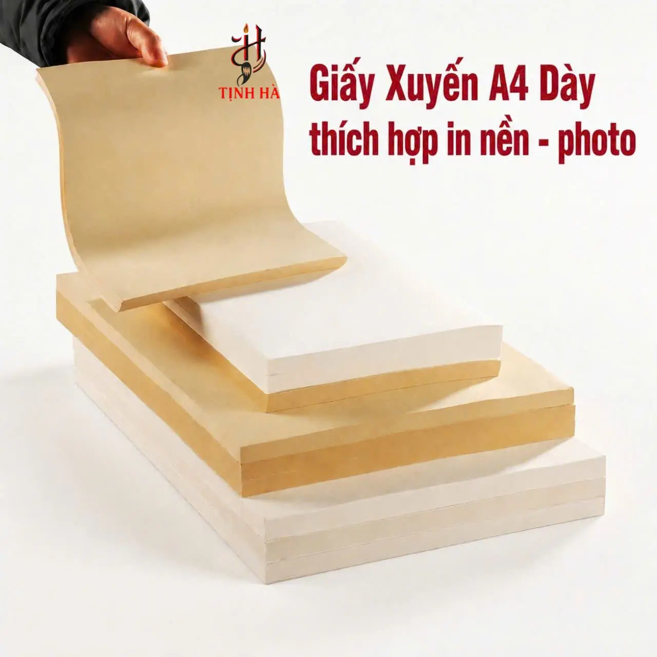 Giấy xuyến A4 dày dùng làm phôi viết thư pháp