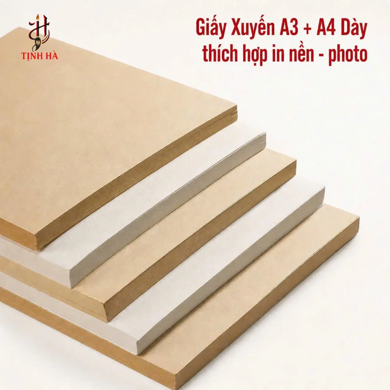 Các tờ giấy xuyến chỉ dày A3 A4 dùng in nền