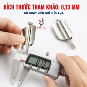 Kích thước tham khảo cử chạy viền chỉ biểu lụa 8,13 mm