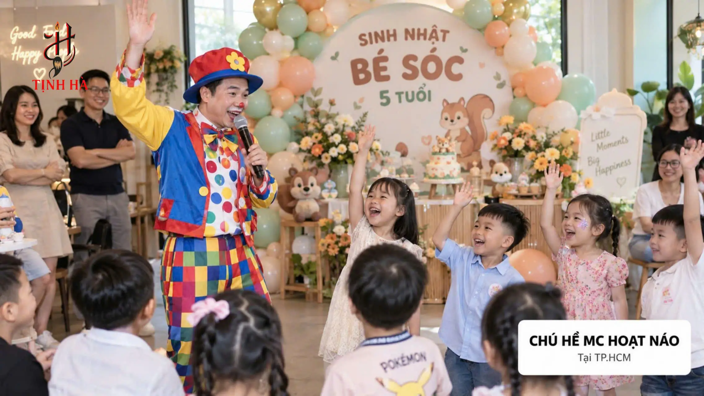 MC chú hề hoạt náo tiệc sinh nhật cho bé tại TPHCM