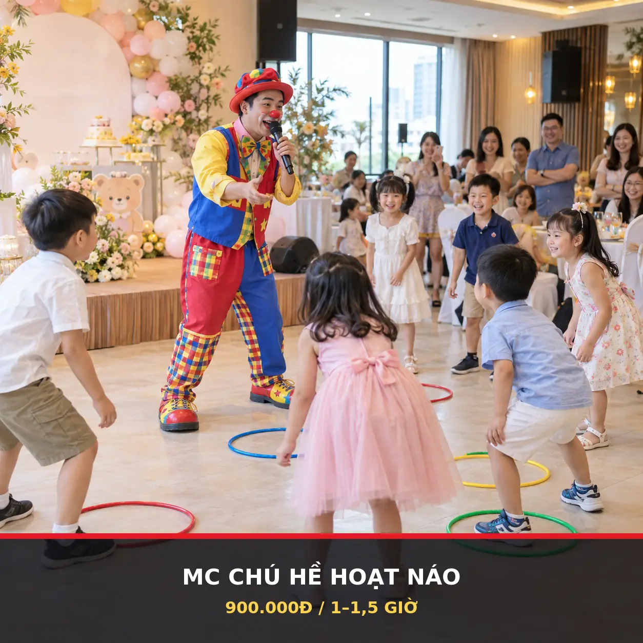 MC chú hề hoạt náo tiệc sinh nhật tại TPHCM