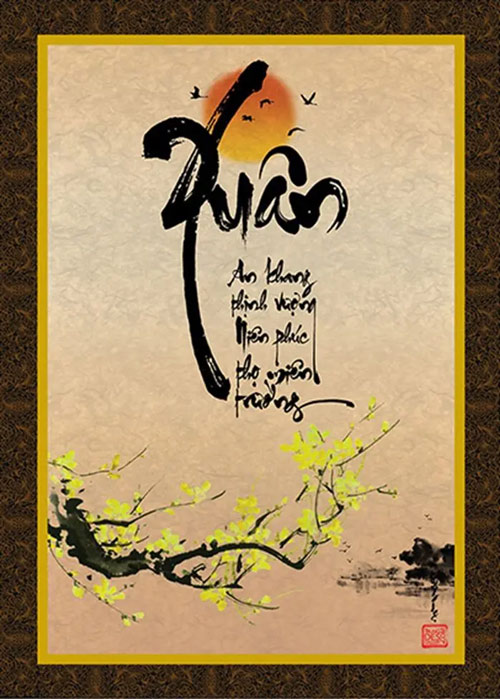 Cách chọn chữ thư pháp Xuân đẹp