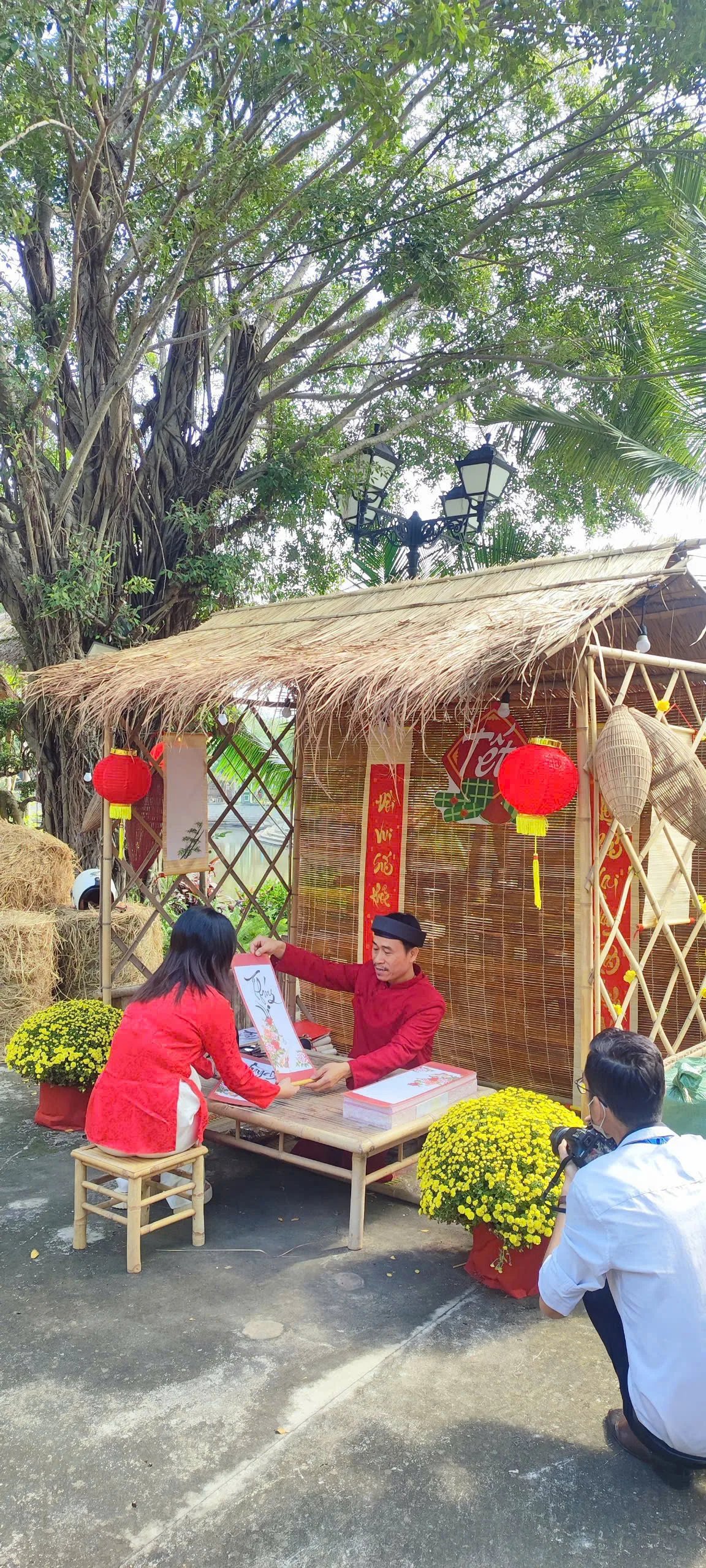sự kiện thuê ông đồ tặng chữ tphcm