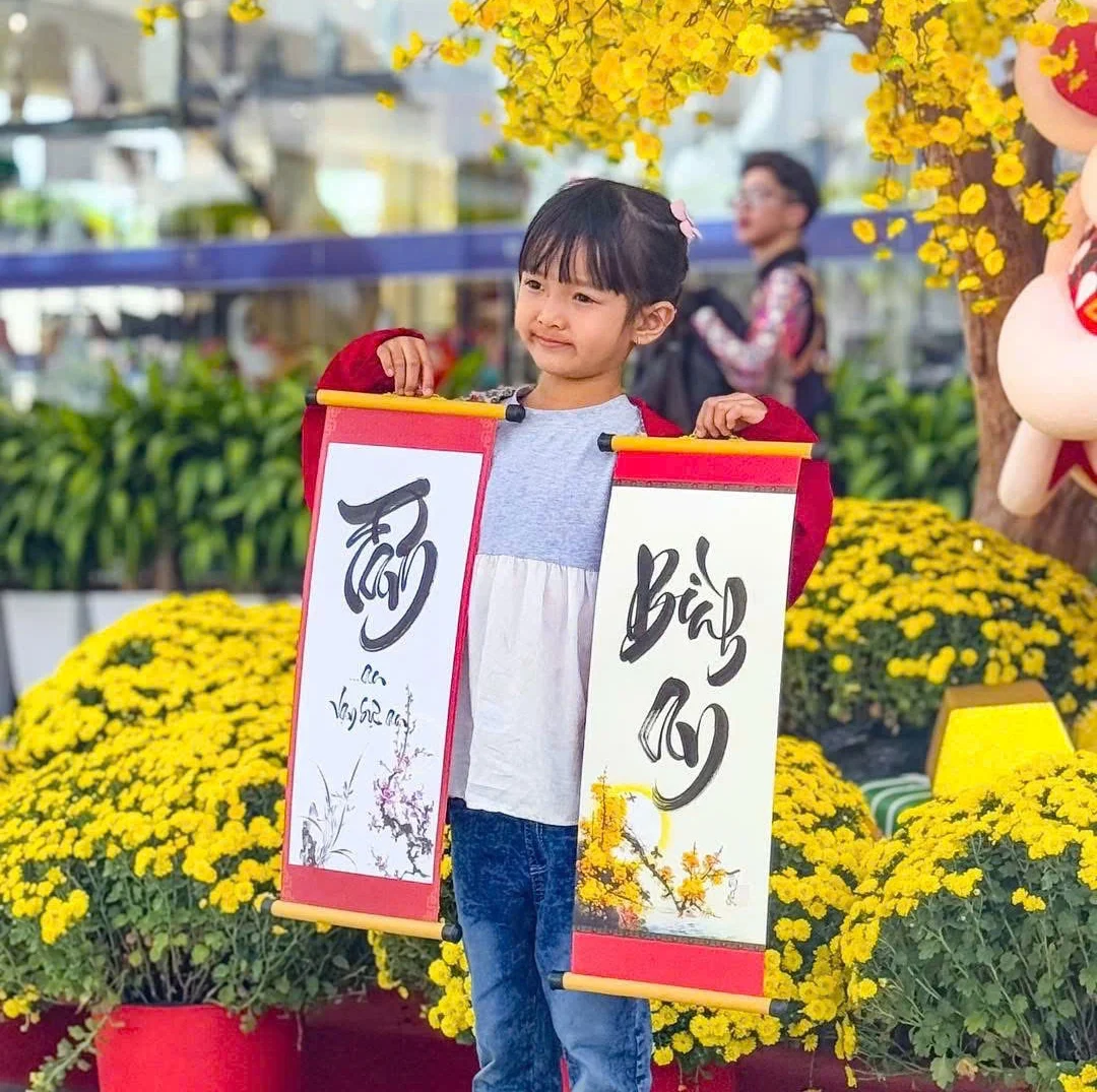 Workshop thư pháp dành cho trẻ em tại Hà Nội