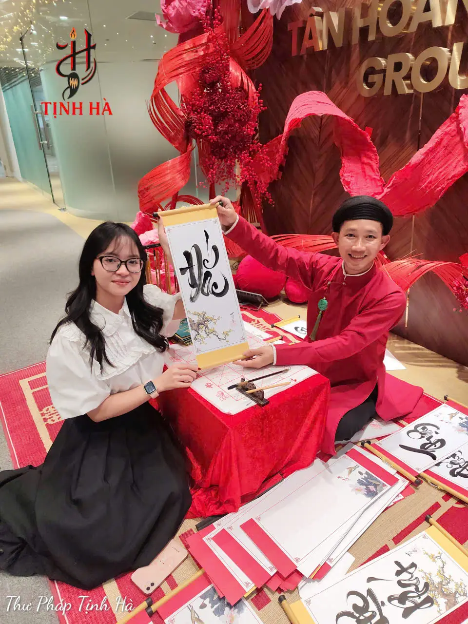 thuê ông đồ viết thư pháp sự kiện TPHCM nghệ nhân Tịnh Hà