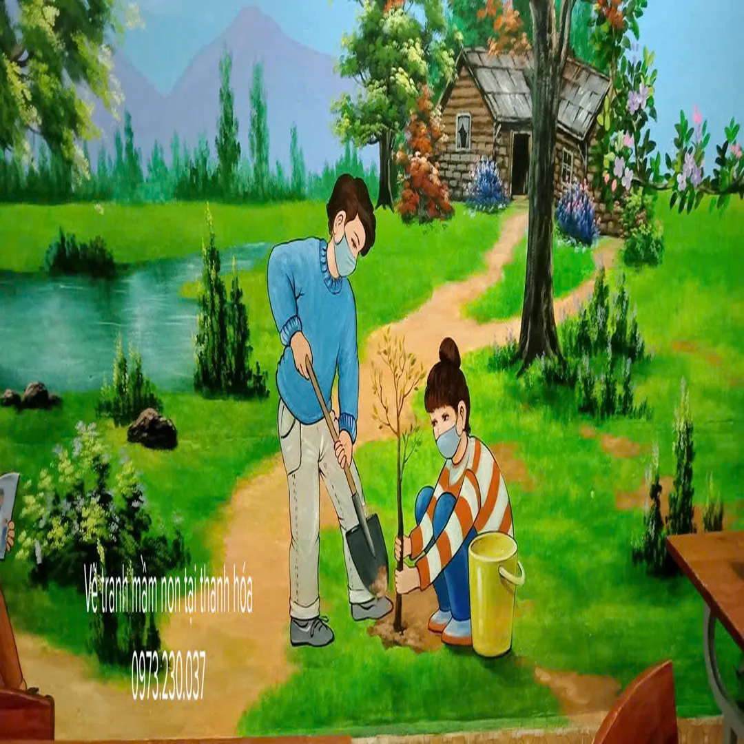 vẽ tranh mầm non tại thanh hoá