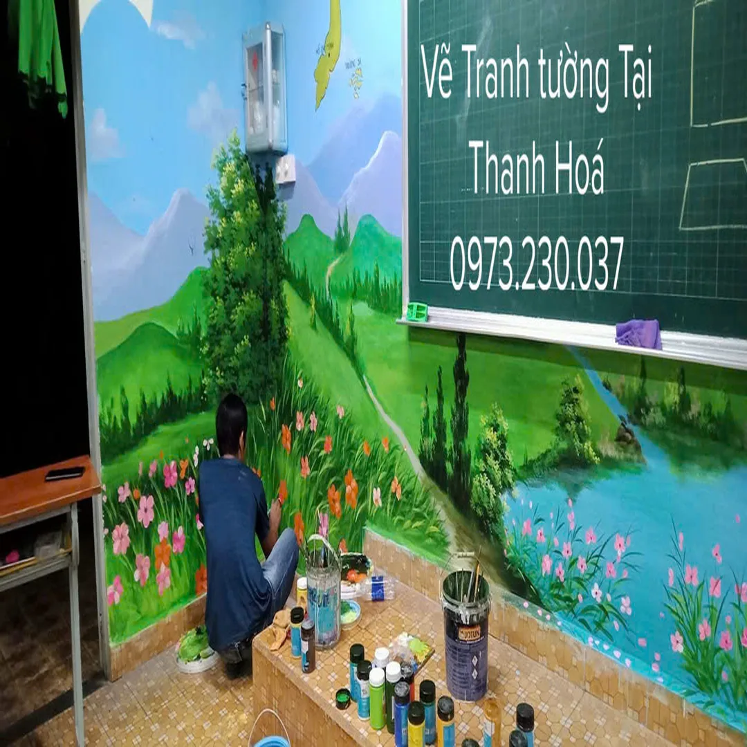 vẽ tranh mầm non tại thanh hoá