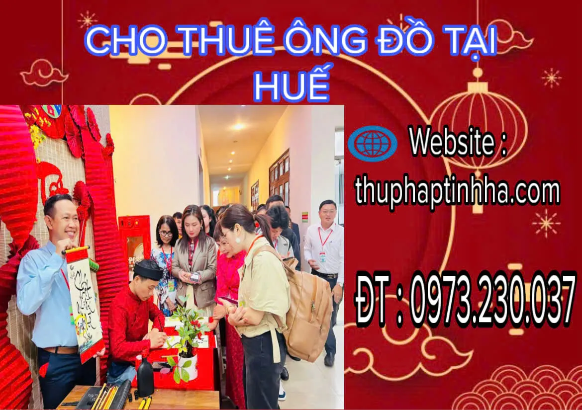 ÔNG đồ viết thư pháp tại trung tâm TP huế