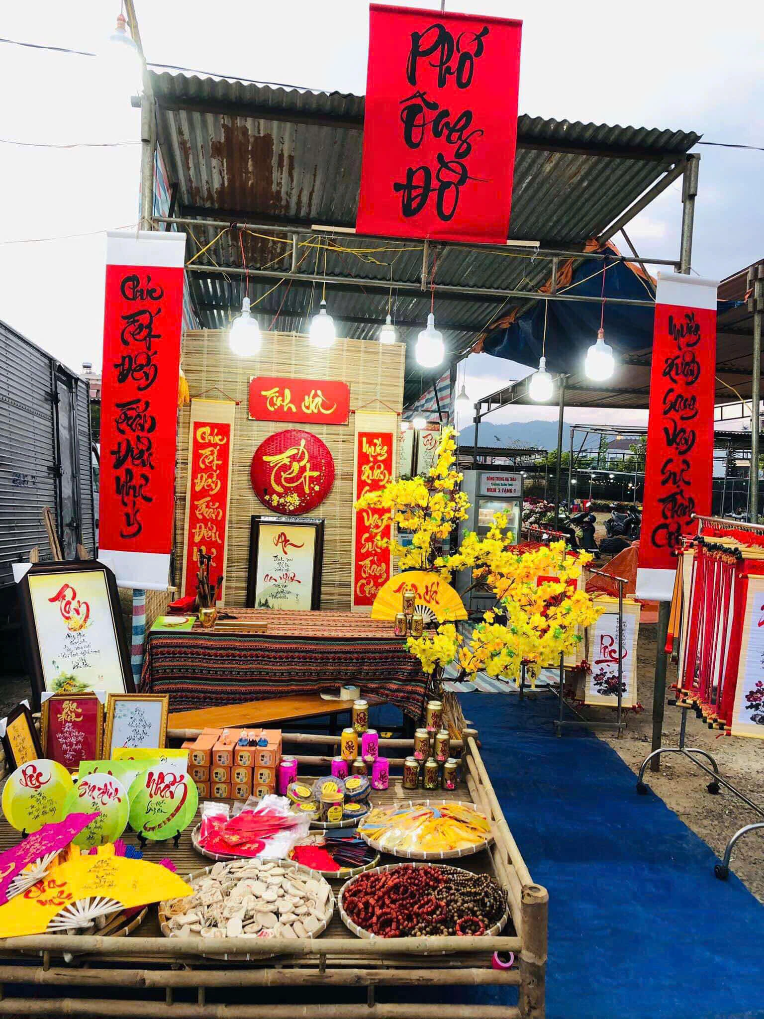 Không gian tổ chức workshop thư pháp tại Hà Nội