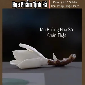 gác bút lông hình hoa sứ