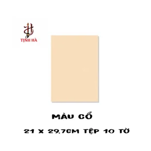 giấy tuyên chỉ màu cổ 21 x 29,7cm