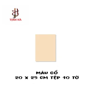 giấy tuyên chỉ màu cổ 20 x25cm