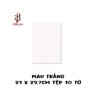 giấy tuyên chỉ màu trắng 21 x29,7cm