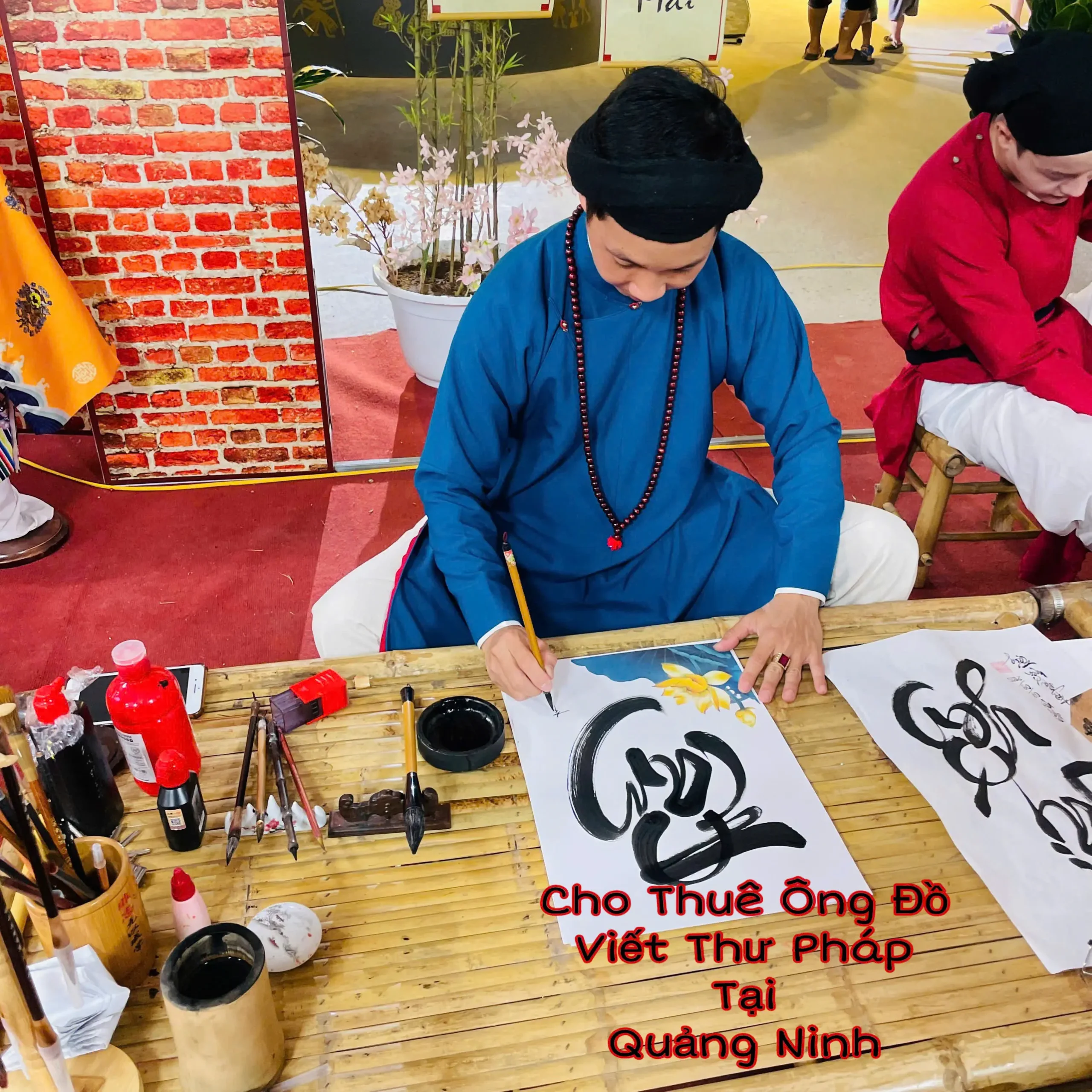 cho thuê ông đồ viết thư pháp tại quảng ninh