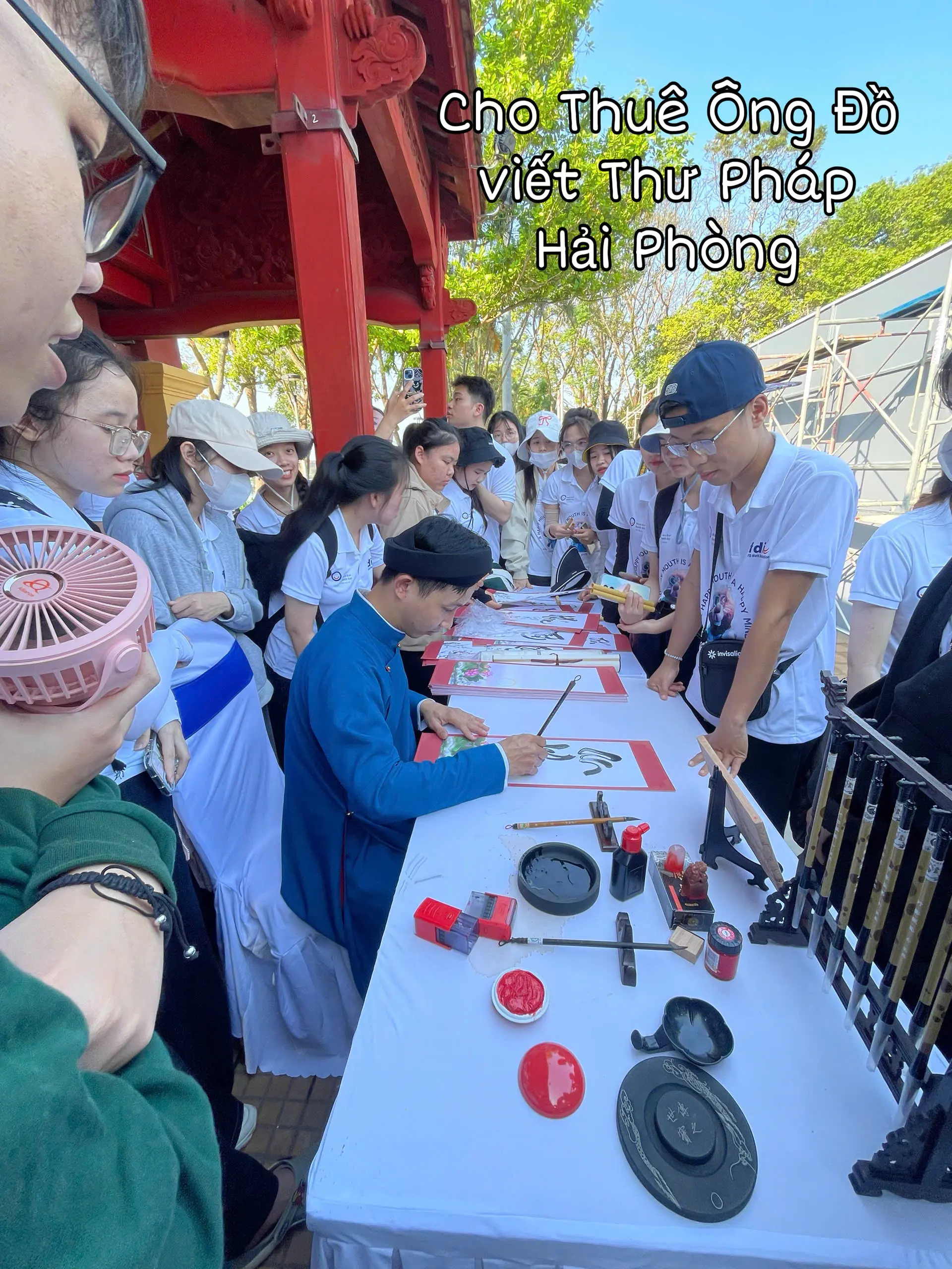 thuê ông đồ viết thư pháp tại hải phòng